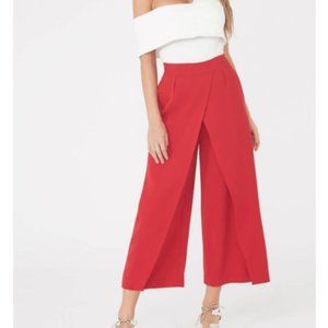 Rag & Bone Wide Leg Red Culotte Pants Size 6